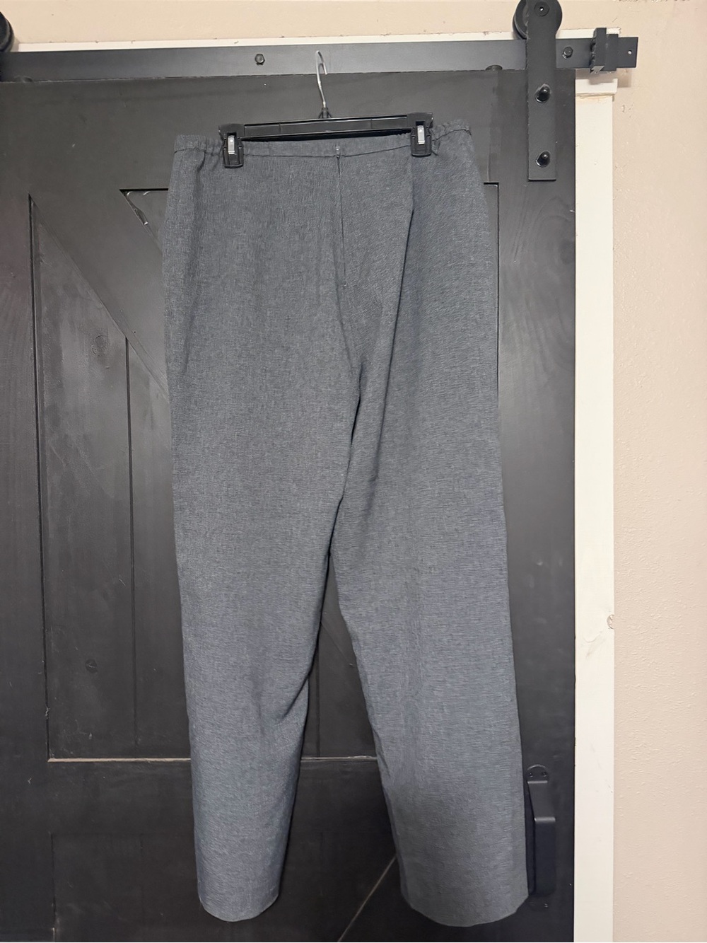 Women's Gray Dress Pants - Classic Straight Fit